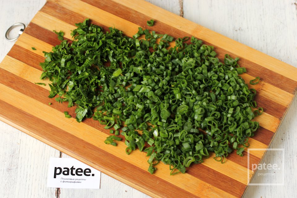 Окрошка с индейкой на бульоне - Шаг 7