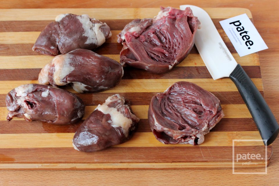 Отбивные из индюшиных сердец - Шаг 2