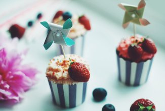 Капкейки с шоколадом