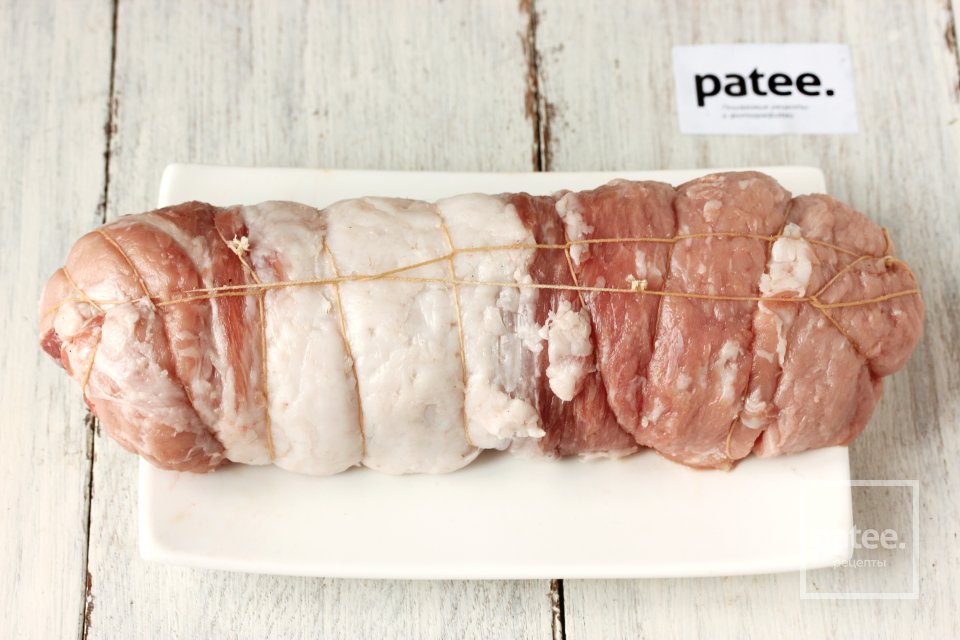 Рулет из свиной корейки с овощами - Шаг 15