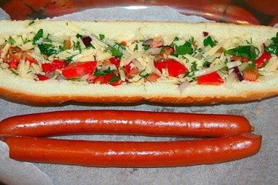 Хот-дог «Каноэ» - приготовление