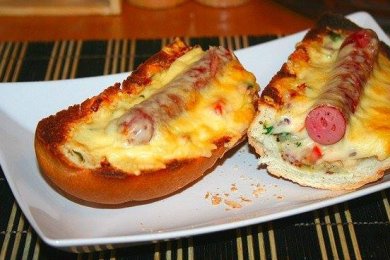 Хот-дог «Каноэ» - приготовление