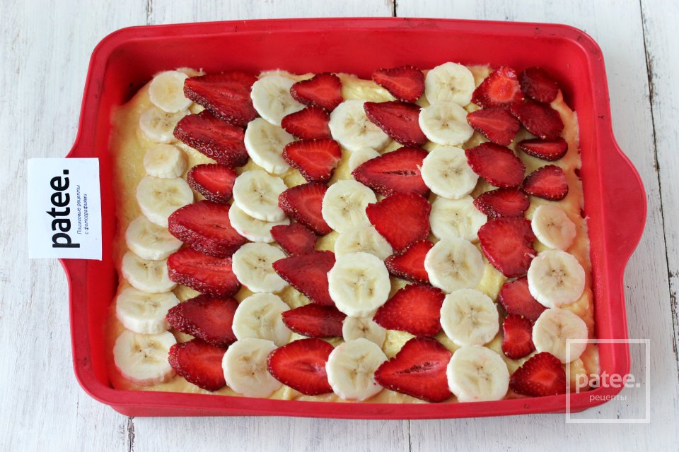 Клубнично-банановый пирог - Шаг 10