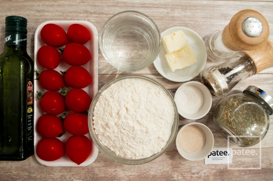 Фокачча с помидорами - Шаг 1
