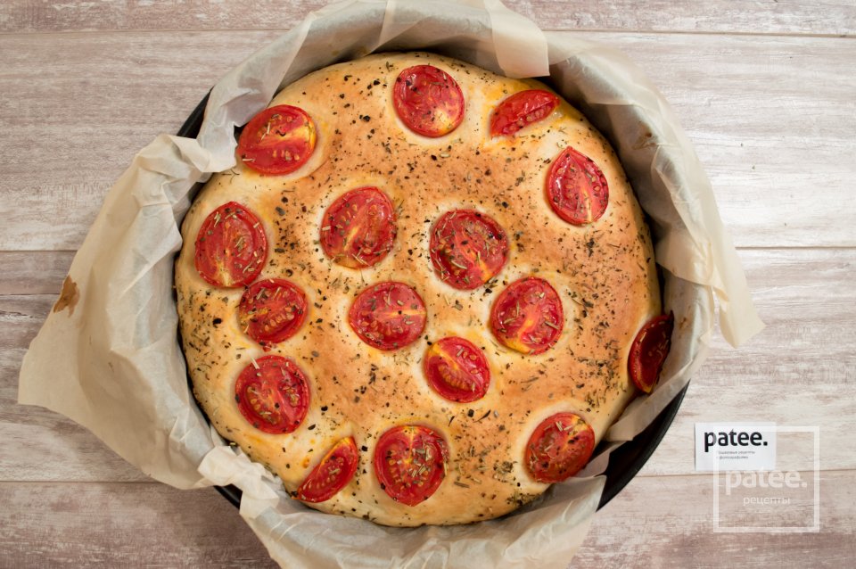 Фокачча с помидорами - Шаг 13