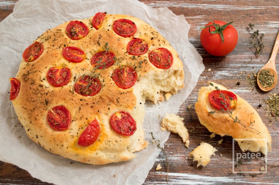Фокачча с помидорами - Шаг 14
