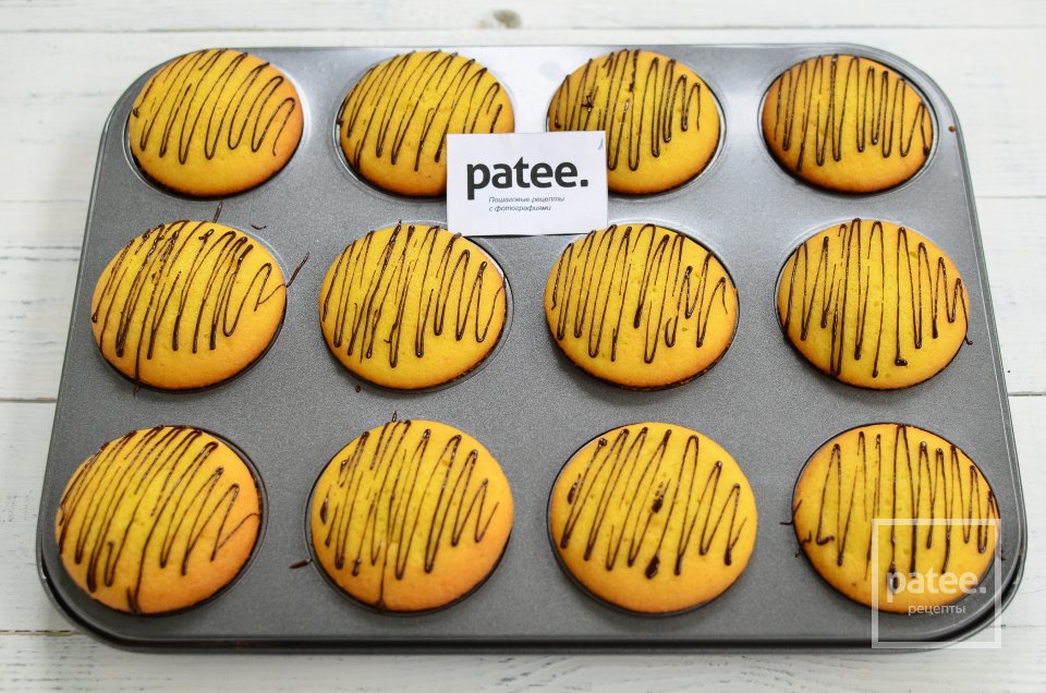 Ванильные кексы с шоколадом - Шаг 10