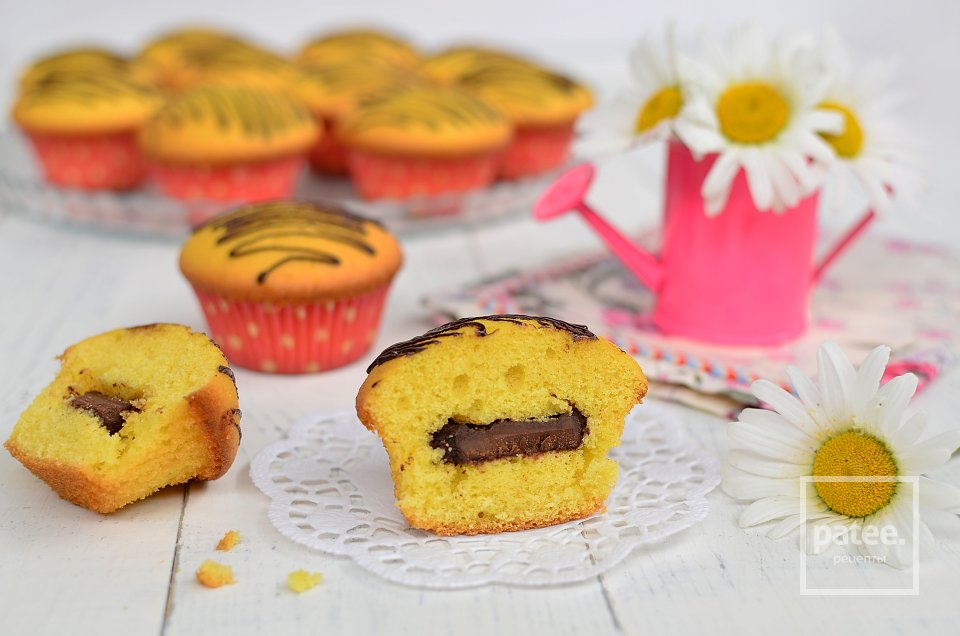 Ванильные кексы с шоколадом - Шаг 12