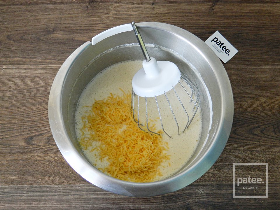 Сырные блины с творогом и лососем - Шаг 6