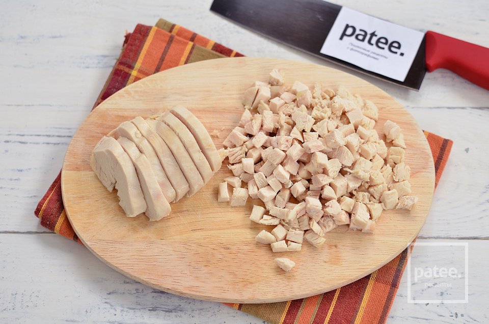 Фасолевый салат с курицей - Шаг 2