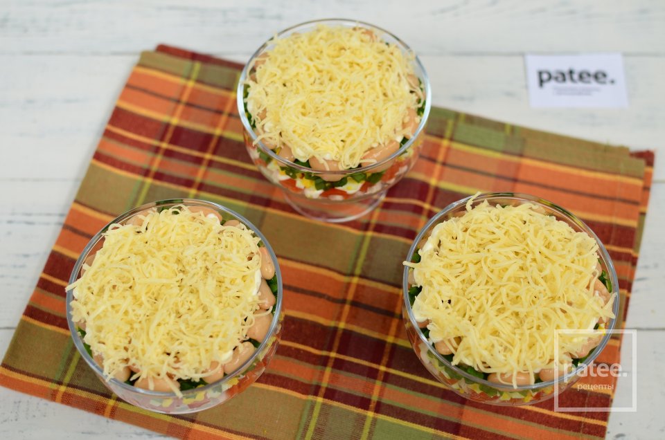 Фасолевый салат с курицей - Шаг 11