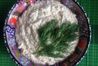 Твороженная закуска с зеленью