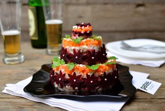 Салат-торт Селедка под шубой