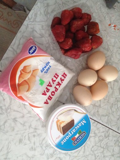 Клубничный тирамису - Шаг 1