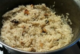 Ризотто с мидиями