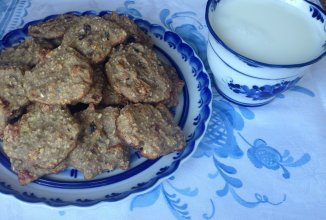 Бананово-овсянное печенье