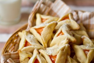 Песочное абрикосовое печенье