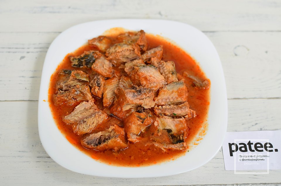 Рисовый суп с рыбной консервой - Шаг 11