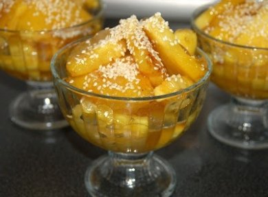 Рецепт Тайский десерт из ананаса