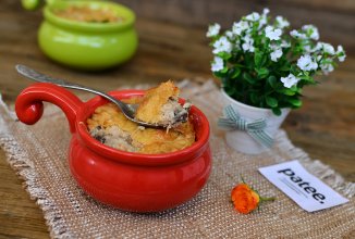 Жульен с курицей и грибами