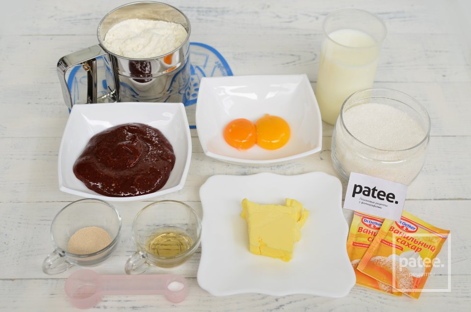 Berliner - Пончики с клубничным джемом - Шаг 1