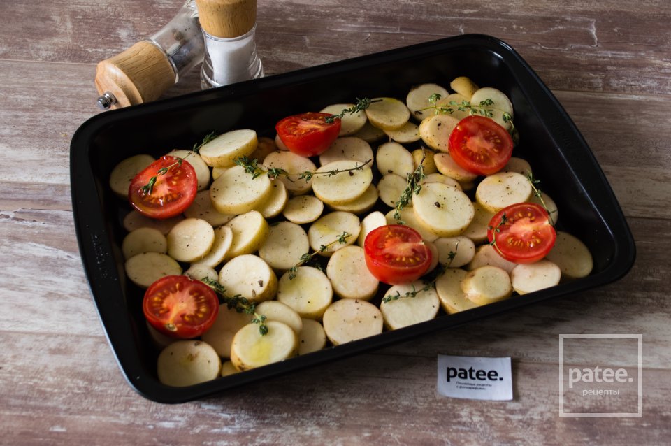 Дорада с картофелем и помидорами - Шаг 10