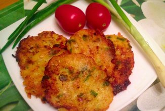 Дранники с лучком