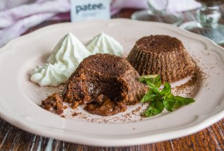 Шоколадный фондан — кексы с жидким центром