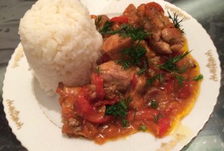 Курица под маринадом