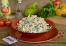 Капустный салат с крабовыми палочками