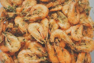 Жареные креветки