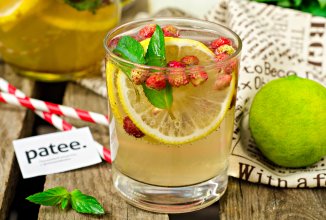 Безалкогольный земляничный мохито