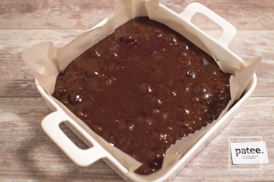 Брауни с вишней - Шаг 15
