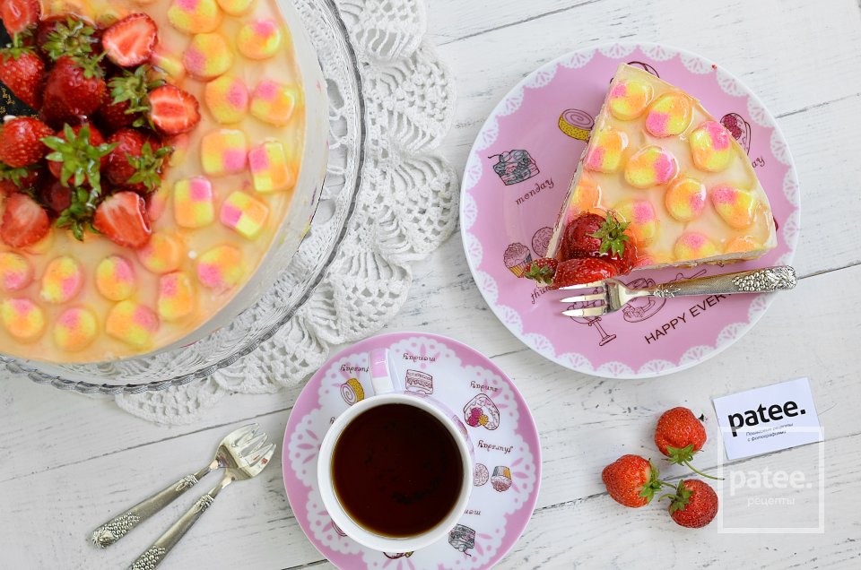 Клубничный торт с маршмеллоу - Шаг 22