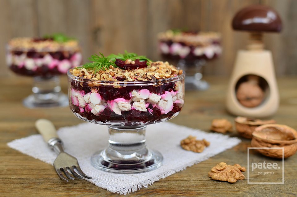 Свекольный салат с курицей - Шаг 8