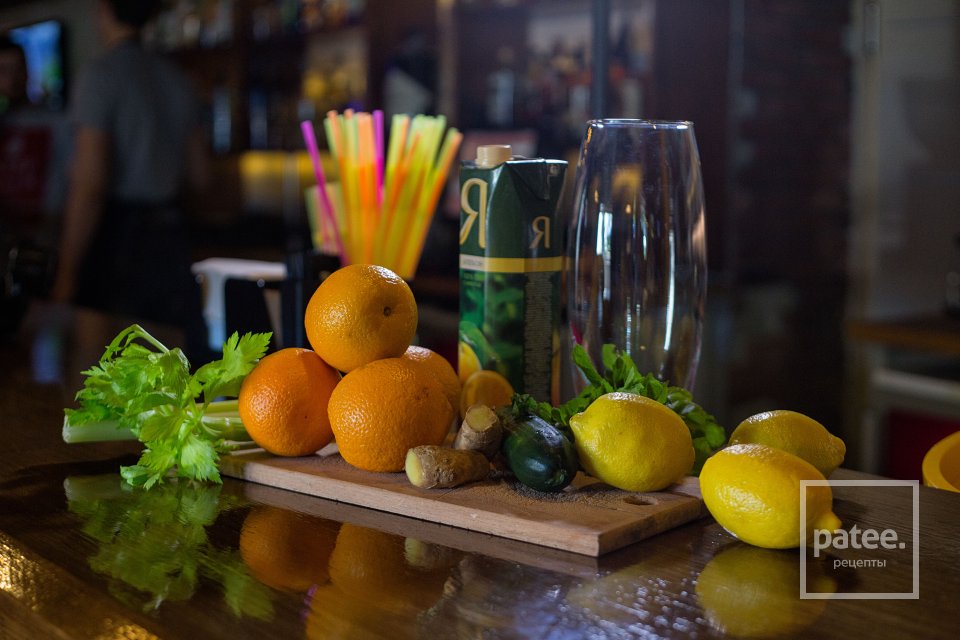 Вода сасси с апельсином - Шаг 1