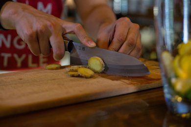 Вода сасси с апельсином - приготовление