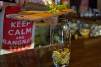 Вода сасси с апельсином - приготовление