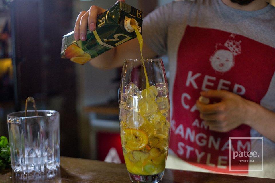 Вода сасси с апельсином - Шаг 9