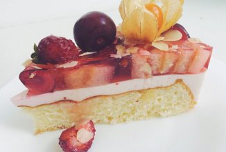 Бисквитно-желейный торт с суфле