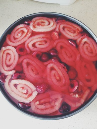 Бисквитно-желейный торт с суфле - Шаг 7