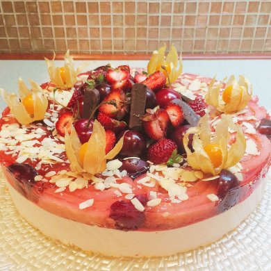 Бисквитно-желейный торт с суфле - Шаг 8