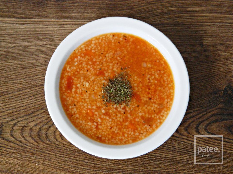 Томатный суп с кускусом - Шаг 14