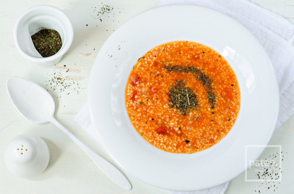 Томатный суп с кускусом - Шаг 15