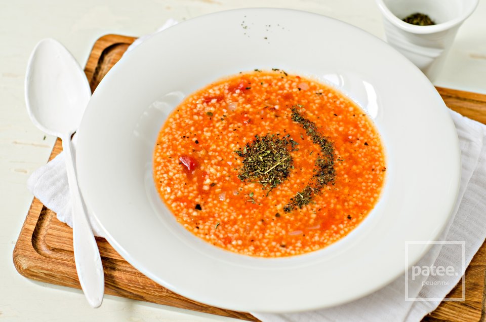 Томатный суп с кускусом - Шаг 16