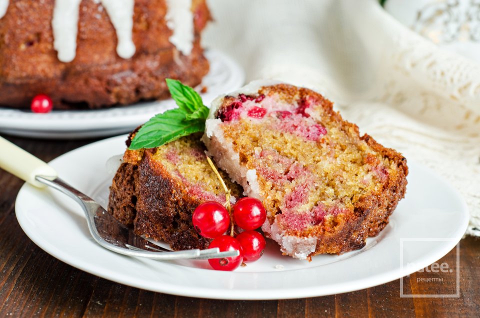 Мраморный ягодный кекс - Шаг 18