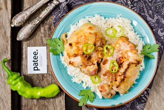 Курица с имбирем и чесноком