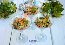 Салат с белой фасолью кукурузой и овощами