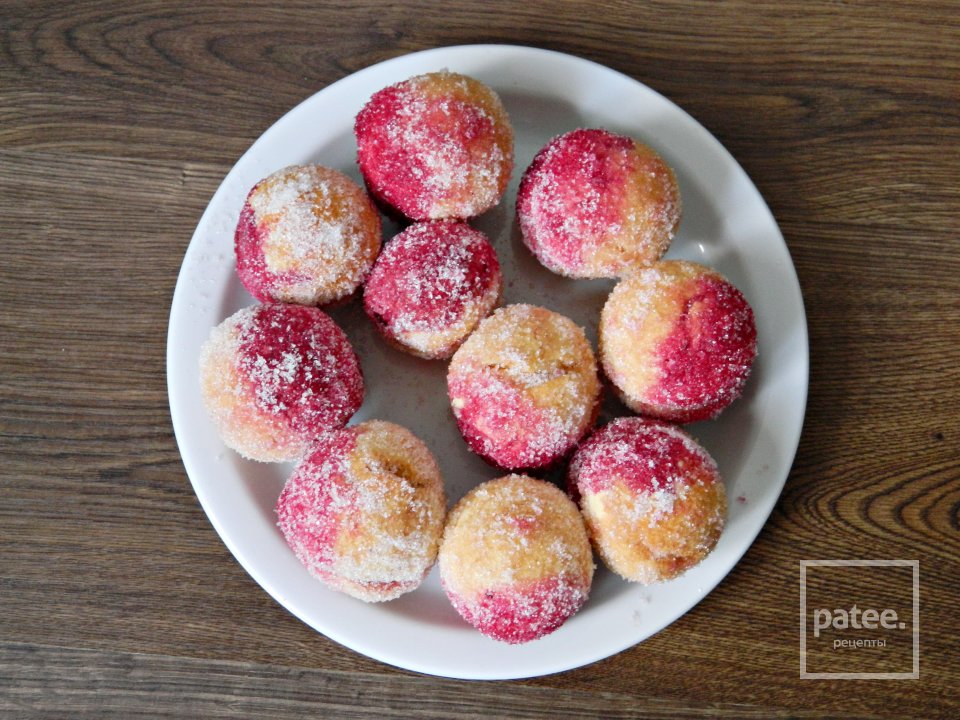 Пирожные персики - Шаг 18