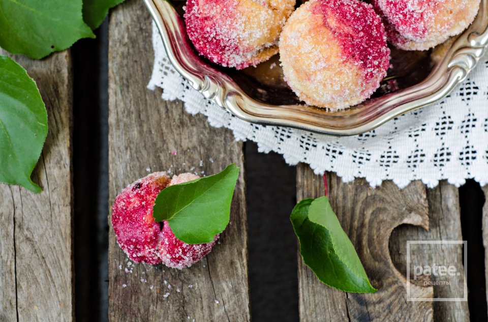 Пирожные персики - Шаг 19